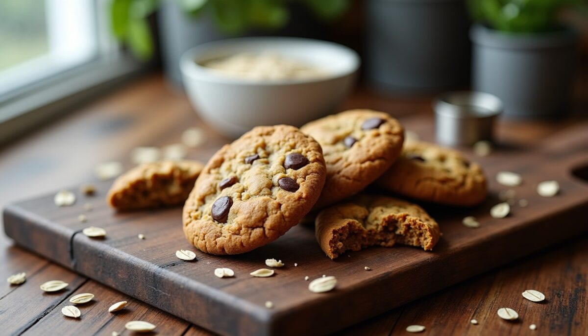 Recette Express de Cookies Protéinés aux Flocons d&rsquo;Avoine : Simple, Rapide et Nutritive