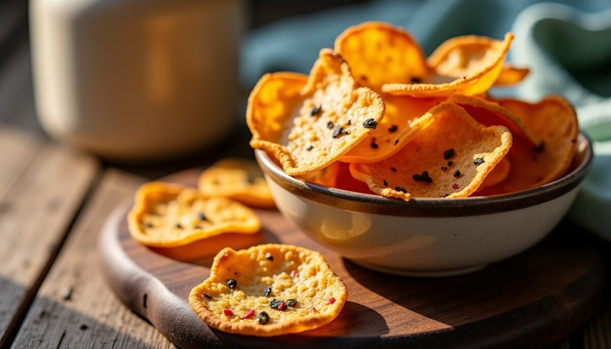 Croustilles de pizza maison : recette simple et express pour un encas délicieux