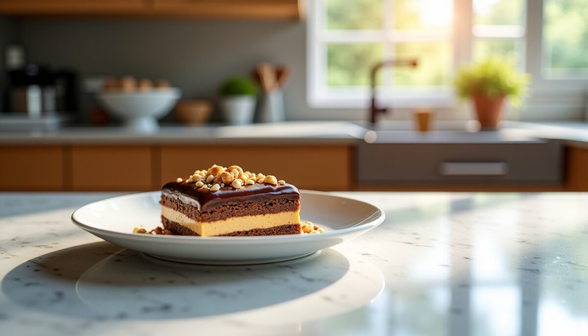 Délice praliné noisette : recette simple et savoureuse pour un entremet irrésistible