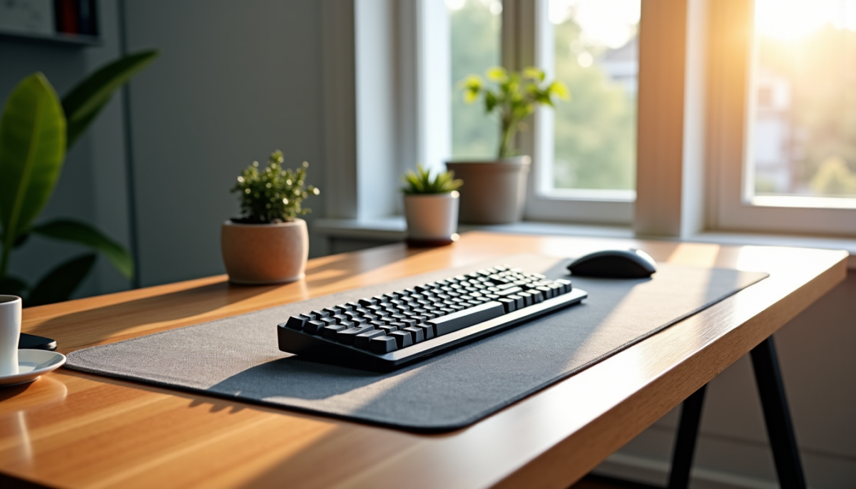 Débuter avec un tapis XXL : desk mat textile ou surface gaming rapide